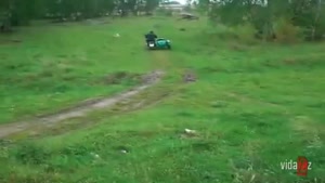 Dangerous Sidecar Crash