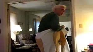 Grandpa And His Naked Towel