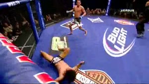 MMA Fighter Gives A Matrix-Style Kick 