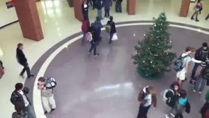 Kid Ruins Christmas Tree