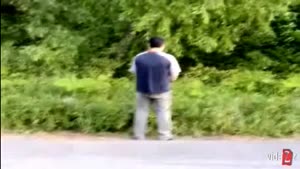 Urinating Guy Causes Accident