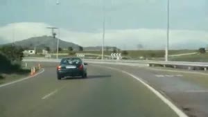 Dumb Driver Wrecks New Jaguar 