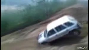 Kia Blows Jump And Rolls Down Hill