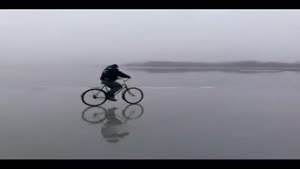 Ice Bicycling Fail