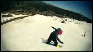 Dude Lands Impossible Snowboarding Trick