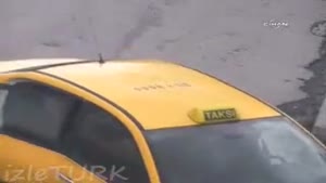 Taxi Driver Forgets The Hand Brake