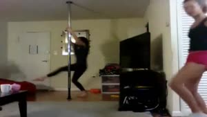 Another Teenage Pole Dance Fail