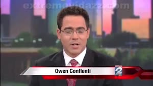 News Anchor Raises His Middle Finger