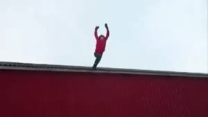 Roofjump fail