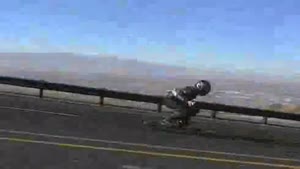 Suicidal Skateboarder Rolls Down U.S. Mountain Highway