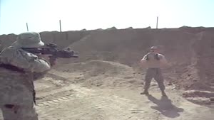 Soldier Tests 40mm Riot Grenade
