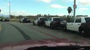 The Never Ending Line Of Los Angeles County Sheriff's Cars