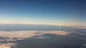 View Of Shuttle Discovery From Airplane