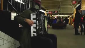 Boba Fett Plays Zelda on Accordion