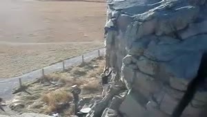 Rock Climbing Fail