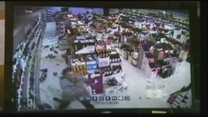 Angry Woman Wrecks Liquor Store