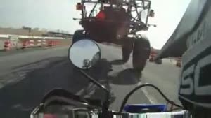 Bizarre Way Of Overtaking A Truck