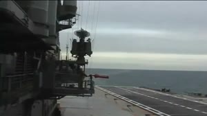 Failed Landing Attempt On Aircraft Carrier