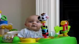 Little Baby Boy Freaks Out