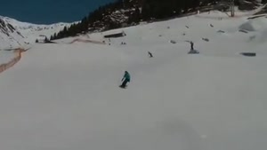 Double Snowboard Fail