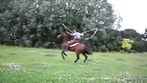 Jumping Rope With A Horse