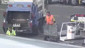 Unclaimed Baggage Being Destroyed