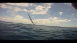 Awesome Maneuver On Open Sea