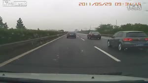 Woman Laughs At Accident