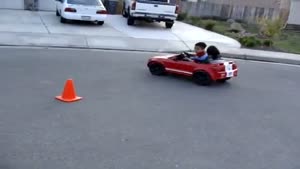 Toddler Shows Mad Driving Skills