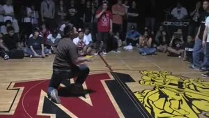 Breakdancer Kicks Competition In The Nuts