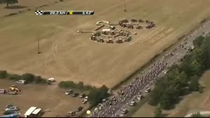 Farmer Bicycle On The Tour De France