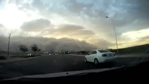 Driving Into A Sandstorm