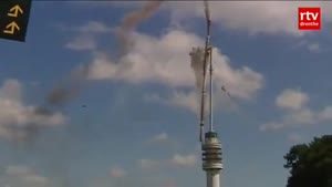 TV Tower Collapses In The Netherlands
