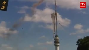 TV Tower Collapses In The Netherlands