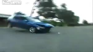 Crazy Trick Wrecks Car