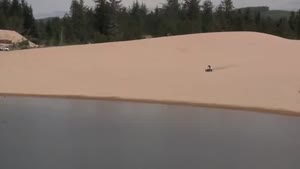 Driving A Quad Over The Water