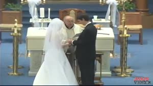 Bridesmaid Faints During Wedding Vows