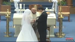 Bridesmaid Faints During Wedding Vows