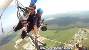 Hang Glider Get's Very Sick