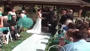 Another Girl Fainting At A Wedding Ceremony