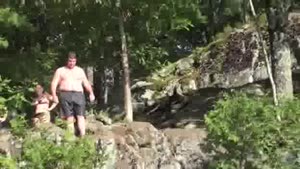 Big Guy Accidental Belly-Flop