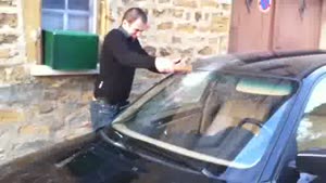Dumb Guy Forgets His Car Keys