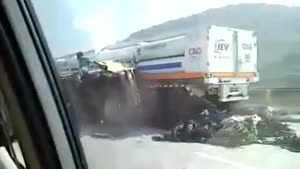 Double Truck Accident