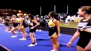 Cute Cheerleader Needs Some More Practice