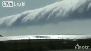 Gigantic Rotating Cloud Vortex