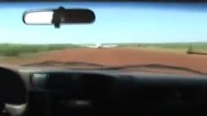 Police Crashes Into Airplane