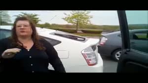 Woman Freaks Out About Diesel Truck