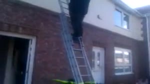 Safety Ladder Demonstration Goes Wrong