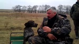 Russian Dog Knows How To Keep His Owner Happy