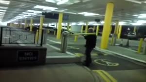 Stealing The Car Park Barrier